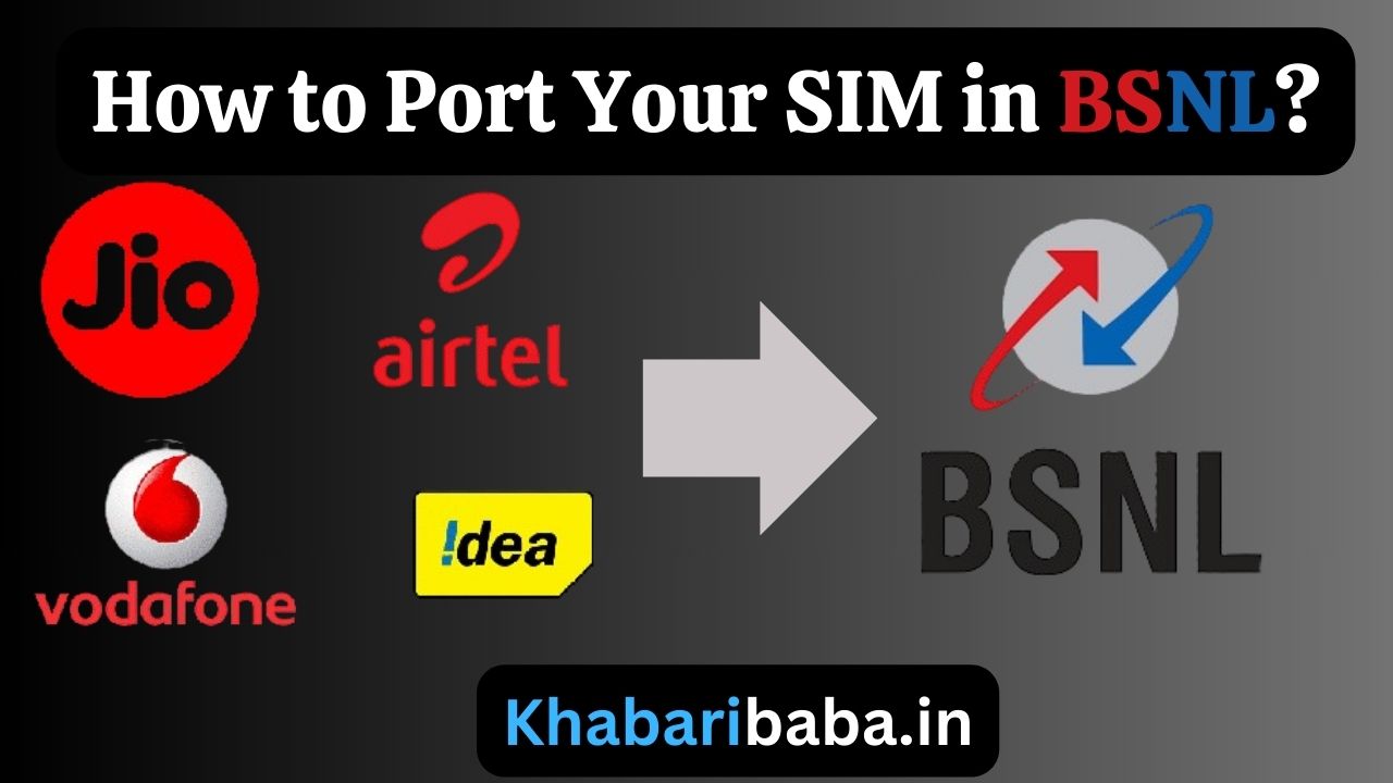 BSNL SIM Port Online Process